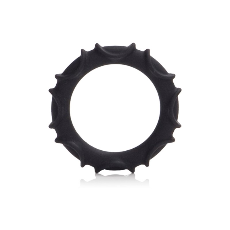 Pierścień-ATLAS SILICONE RING BLACK